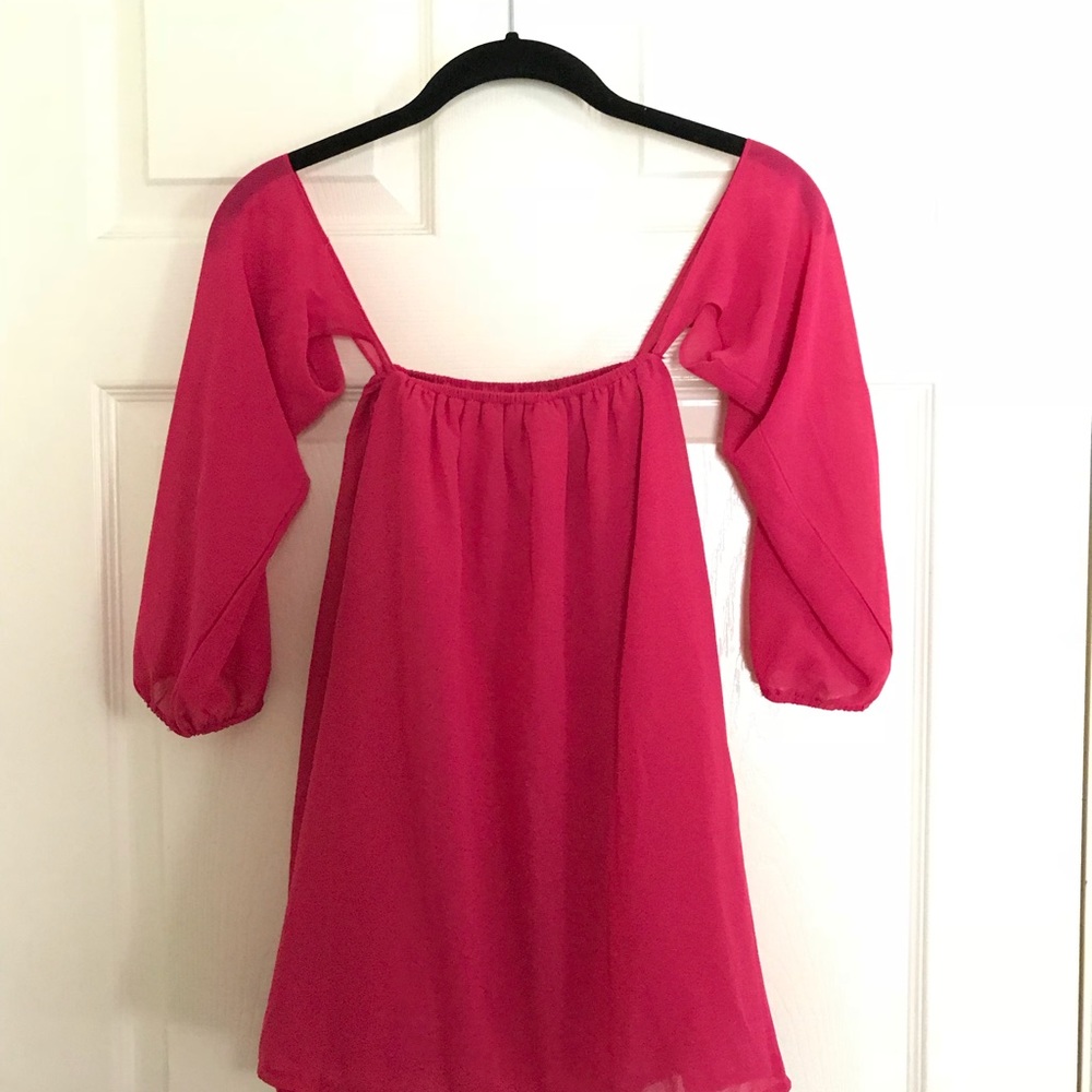 Fuchsia blouse - Picture 2 of 3